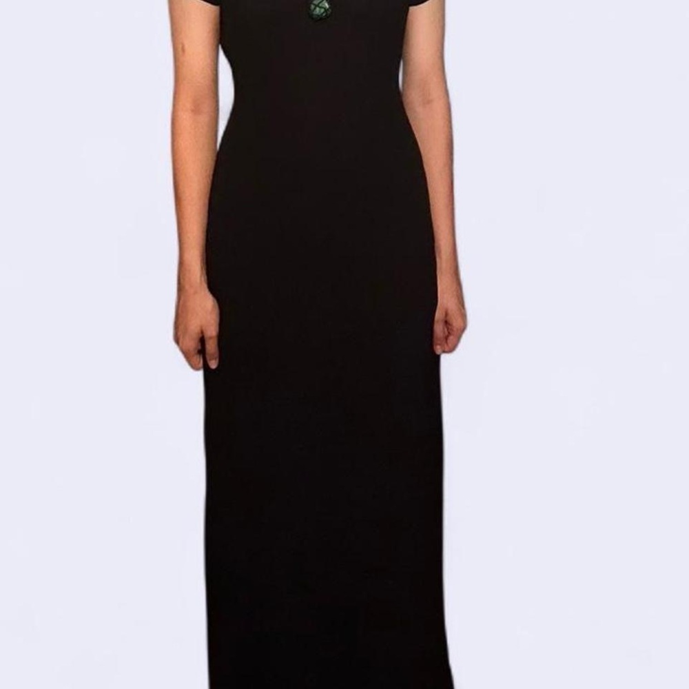 Vintage Black Maxi Dress
